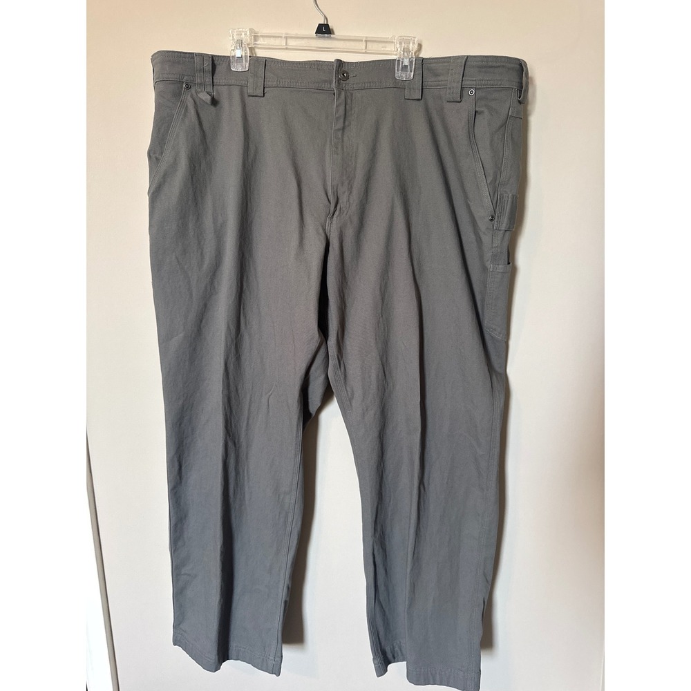 Duluth Trading Co Fire Hose Relaxed Fit Work Pants Gray Mens 48x32 Utility Cargo